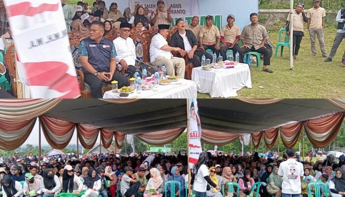 1652 Tim Pemenangan Kecamatan Gisting Paslon No.02 Cabup&Cawabup Kabupaten Tanggamus diKukuhkan.