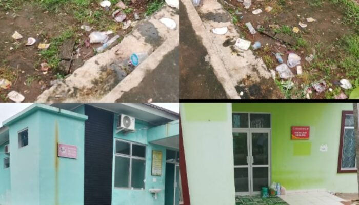 RSUD Batin Mangunang Banyak Sampah dan Tidak Terawat