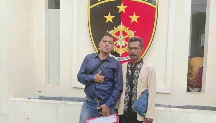 Supriono Di periksa lanjutan di Polres Tanggamus kasus BRI Unit Wonosobo