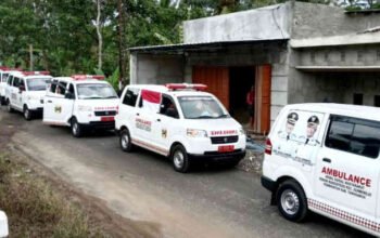 Gegap Gempita Karnaval HUT ke-80 RI di Sumberejo, 13 Ambulans Bikin Warga Terkagum-kagum
