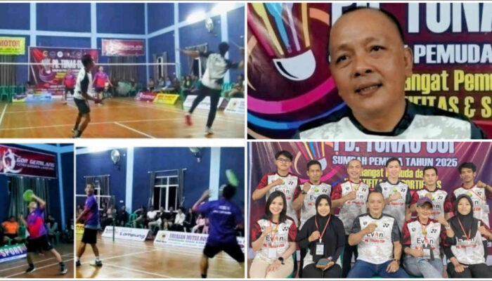 Semarak PB Tunas Cup, Pemuda Talang Padang Rayakan Sumpah Pemuda Lewat Smash dan Sportivitas