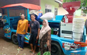 1 Unit Gilingan Padi ,Usaha Ketapang Berjalan Di Pekon Wonosari ,Kabupaten Pringsewu.