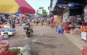 Pasar Subuh Pasar Gisting akan ditertibkan oleh Dinas Koperindag dan Satpol PP Kabupaten Tanggamus
