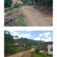 Jalan Kabupaten Di Pekon Rantau Tijang ,Pringsewu Arah Lebak Damar Ke Kabupaten Pesawaran Rusak Parah