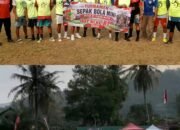 Turnamen Sepak Bola Mini Memeriahkan HUT RI ke 81, Aparatur Pekon Wates Dibuat Tidak Berdaya,Oleh Tim RT 04, 5 – 1