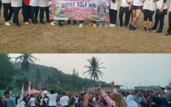 Eksekutor Putri Mini Soccer Mega ,Bobol Gawang Tim Putri RT O2 RW 01 Wates 1,Pekon Wates Lewat Adu Pinalti 1-0
