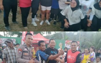 Bak Chelsea VS AC Milan Ribuan Suporter Penuhi Lapangan Dalam Laga Grand Final Sepak Bola Mini Soccer Antar RT Di Lapangan Pekon Wates
